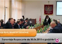 Transmisja Sesji Rady Miasta Limanowa - zdjęcie główne