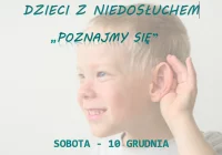 Spotkanie dla dzieci z wadą słuchu - zdjęcie główne