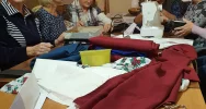 Krawieckie warsztaty z KGW Męcina - zdjęcie 2