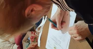 Krawieckie warsztaty z KGW Męcina - zdjęcie 3