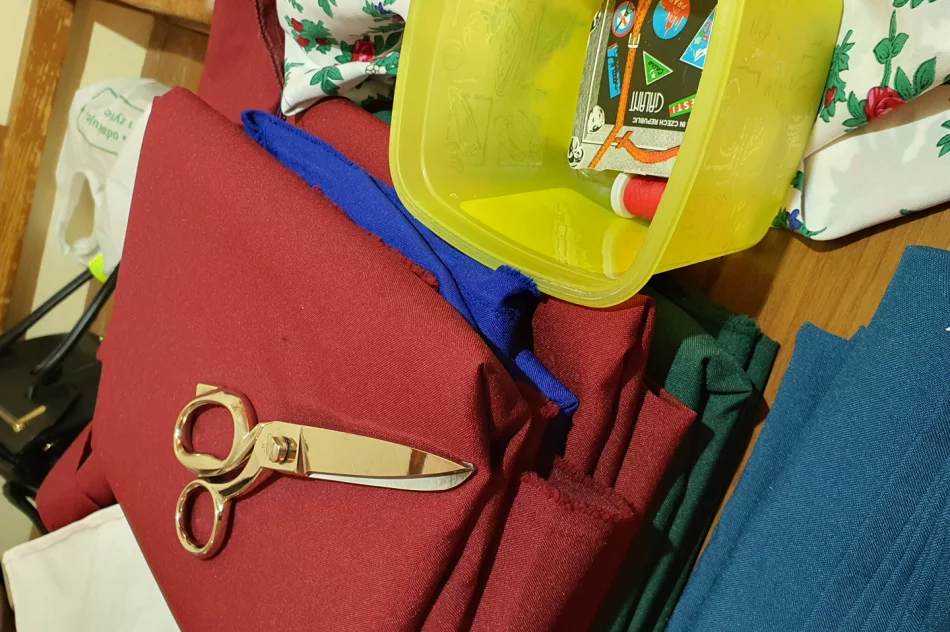 Krawieckie warsztaty z KGW Męcina - zdjęcie 11
