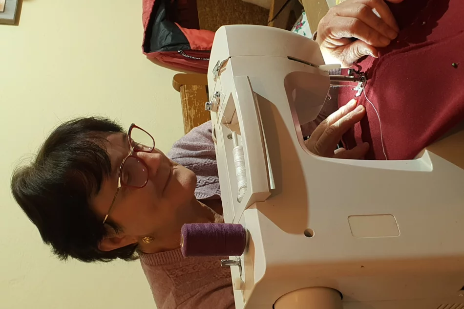 Krawieckie warsztaty z KGW Męcina - zdjęcie 17