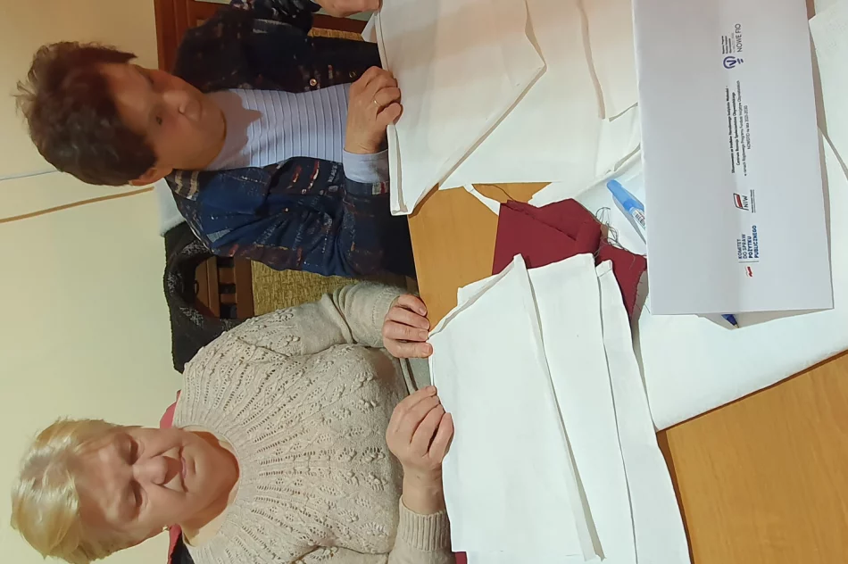 Krawieckie warsztaty z KGW Męcina - zdjęcie 20