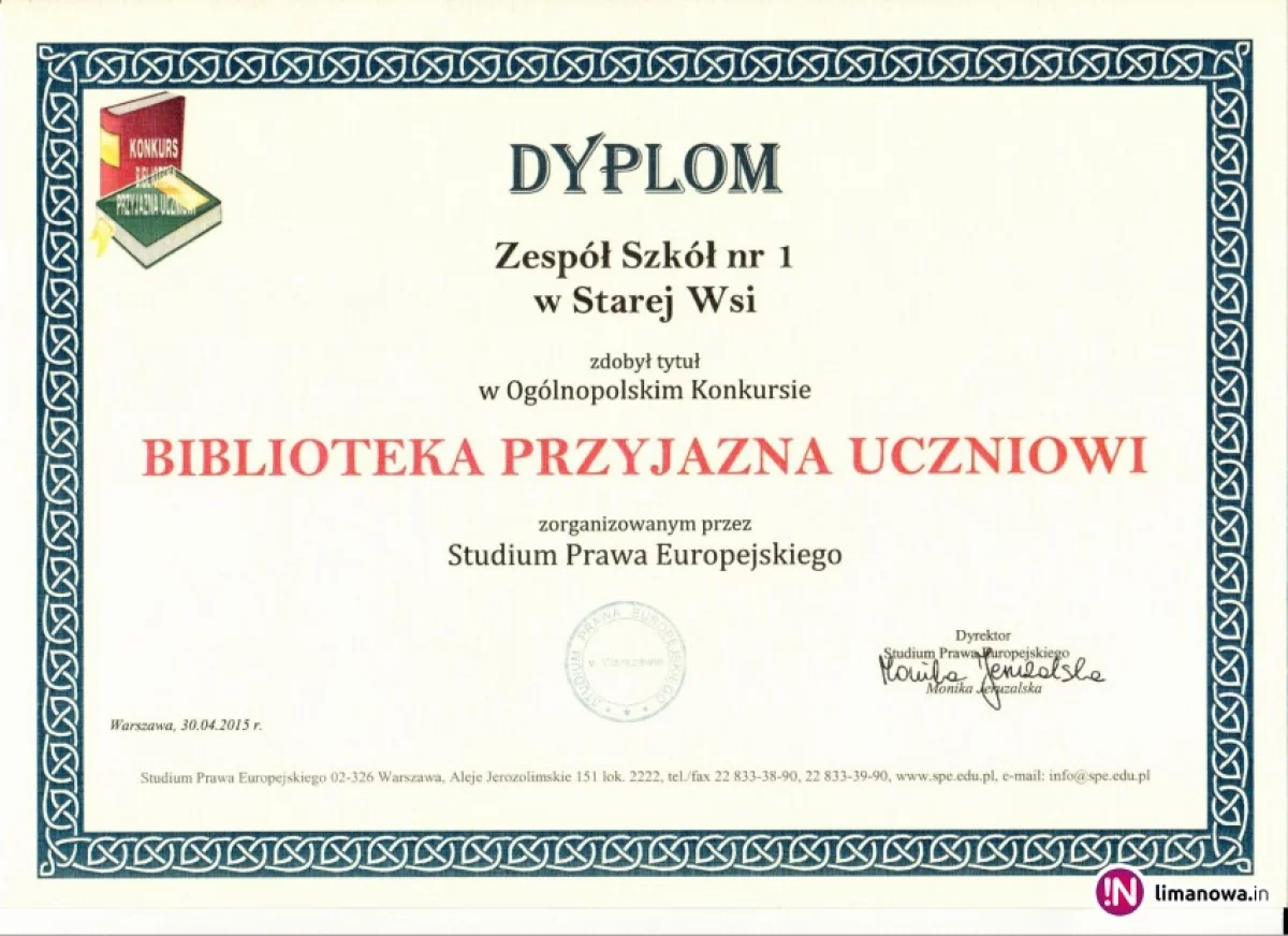 BIBLIOTEKA PRZYJAZNA UCZNIOWI