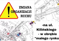 Uwaga kierowcy – zmiana organizacji ruchu na ul. Kilińskiego i w obrębie "małego rynku" - zdjęcie główne
