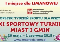 Limanowa zajęła I miejsce w ogólnopolskiej rywalizacji sportowej miast i gmin - zdjęcie główne
