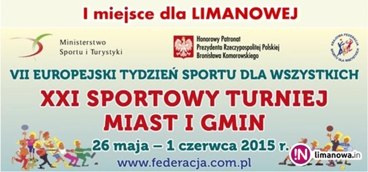 Limanowa zajęła I miejsce w ogólnopolskiej rywalizacji sportowej miast i gmin