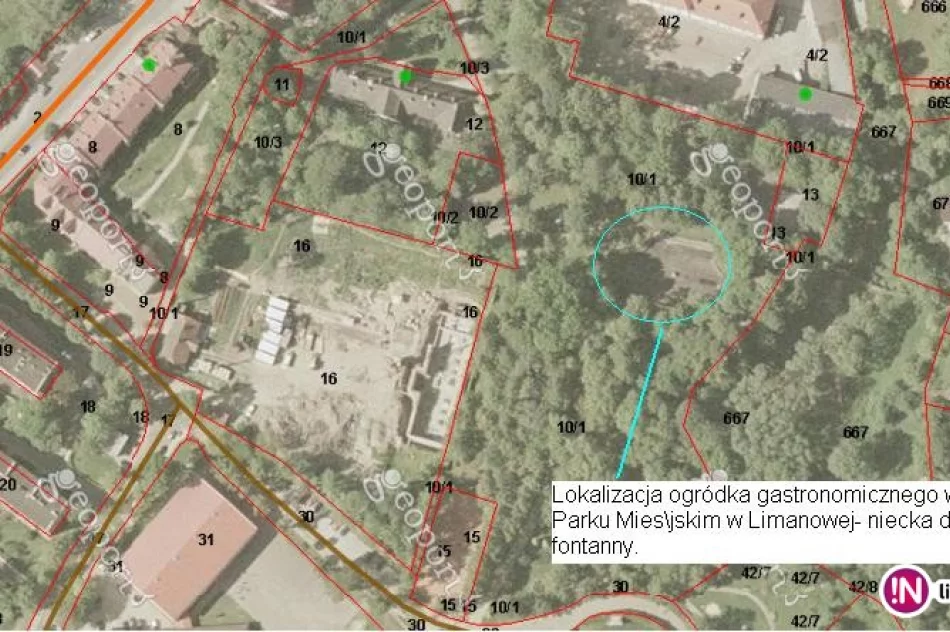 Przetarg na dzierżawe terenu pod ogródek piwny w Parku Miejskim w Limanowej - zdjęcie 2