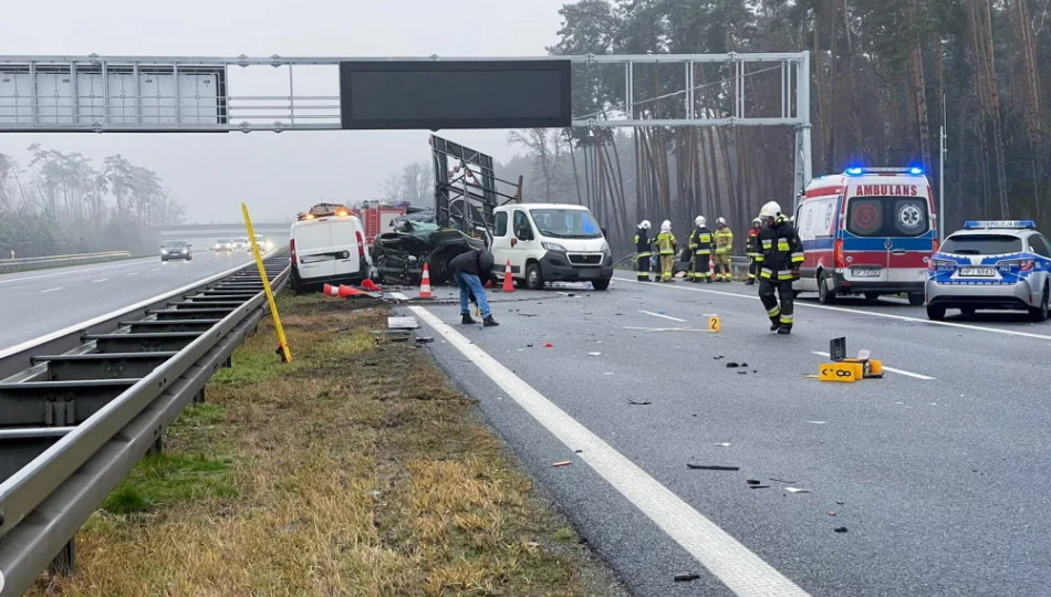 Opolskie: na A4 doszło do wypadku; zginęły dwie osoby, sześć zostało rannych - zdjęcie 1