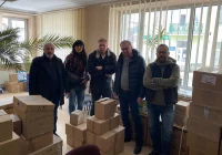 Świąteczny transport z pomocą humanitarną dotarł do Truskawca - zdjęcie główne