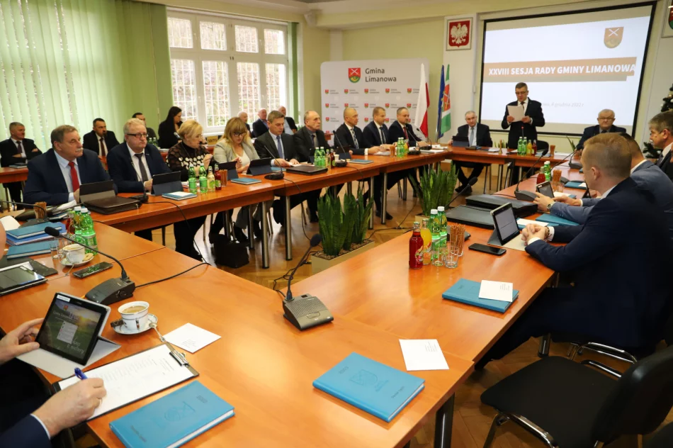 Informacja o XXVIII sesji Rady Gminy Limanowa - zdjęcie 3