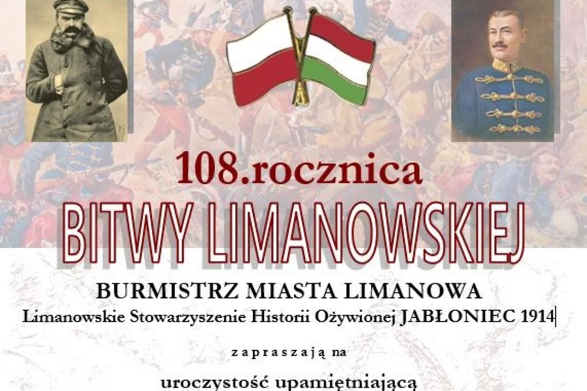 18 grudnia odbędą się obchody 108. rocznicy Bitwy Limanowskiej