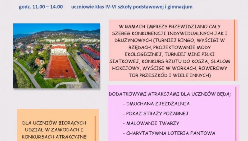 Festyn z okazji Dnia Dziecka w Zespole Szkół Samorządowych Nr 2 w Limanowej - zdjęcie 1