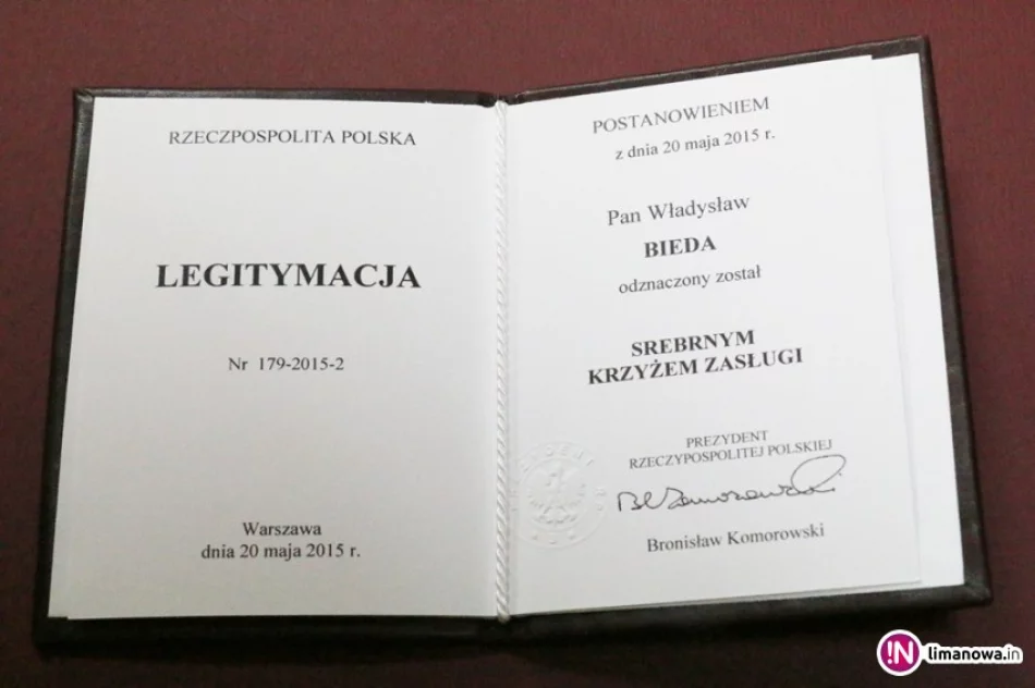 Burmistrz Władysław Bieda odznaczony przez Prezydenta RP! - zdjęcie 3