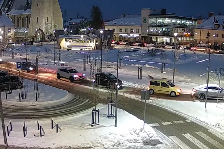 Pada śnieg, miasto w korku - zdjęcie 2