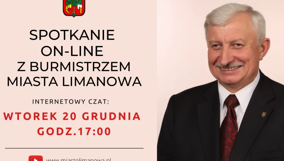 Czat z Burmistrzem – wtorek 20 grudnia godz.17:00 - zdjęcie 1