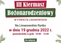 19 grudnia odbędzie się III Kiermasz Bożonarodzeniowy na limanowskim rynku - zdjęcie główne