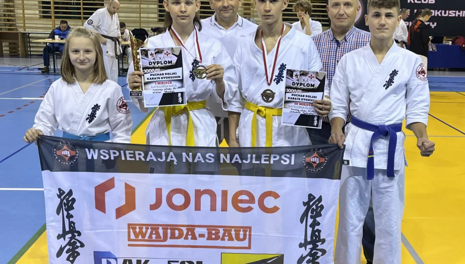 Dwa medale dla karateków ARS Limanowa – JONIEC Team na 38 Pucharze Polski Karate Kyokushin - zdjęcie 1