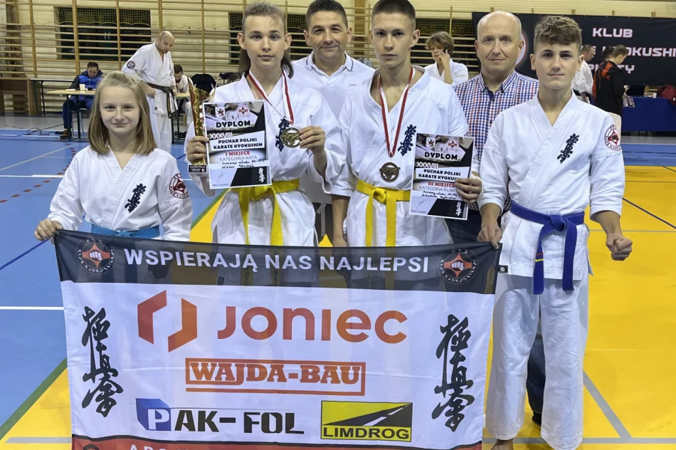 Dwa medale dla karateków ARS Limanowa – JONIEC Team na 38 Pucharze Polski Karate Kyokushin - zdjęcie 3