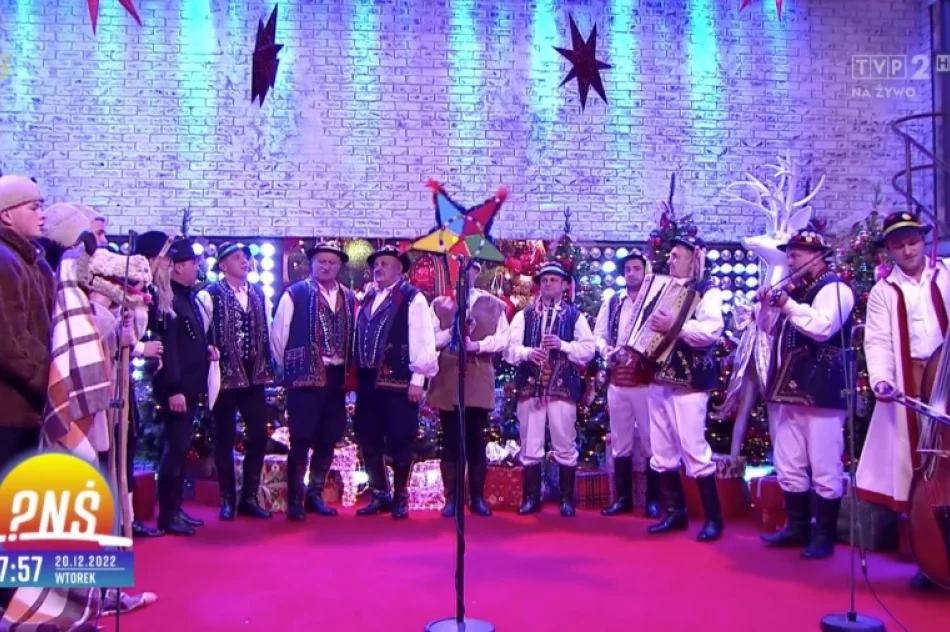 Kolędnicy z Limanowszczyzny na telewizyjnej antenie - zdjęcie 6