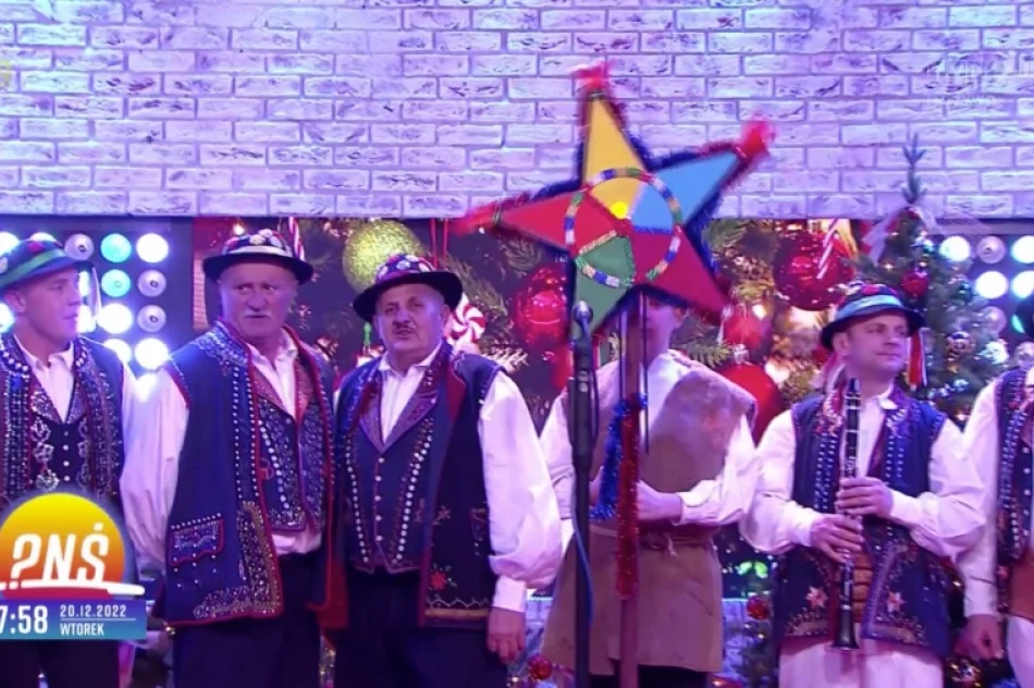 Kolędnicy z Limanowszczyzny na telewizyjnej antenie - zdjęcie 7