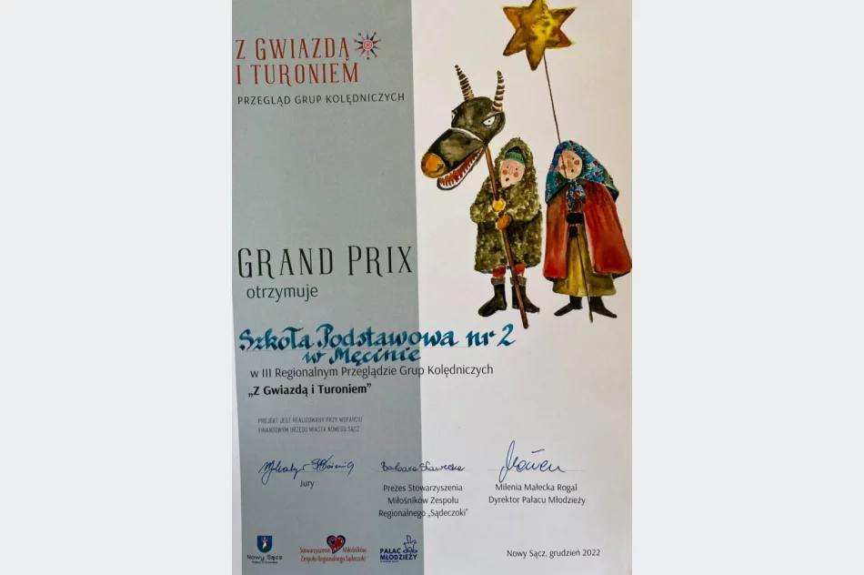 Sukcesy uczniów z Męciny podczas przeglądu „ Z Gwizadą i z Turoniem” - zdjęcie 6