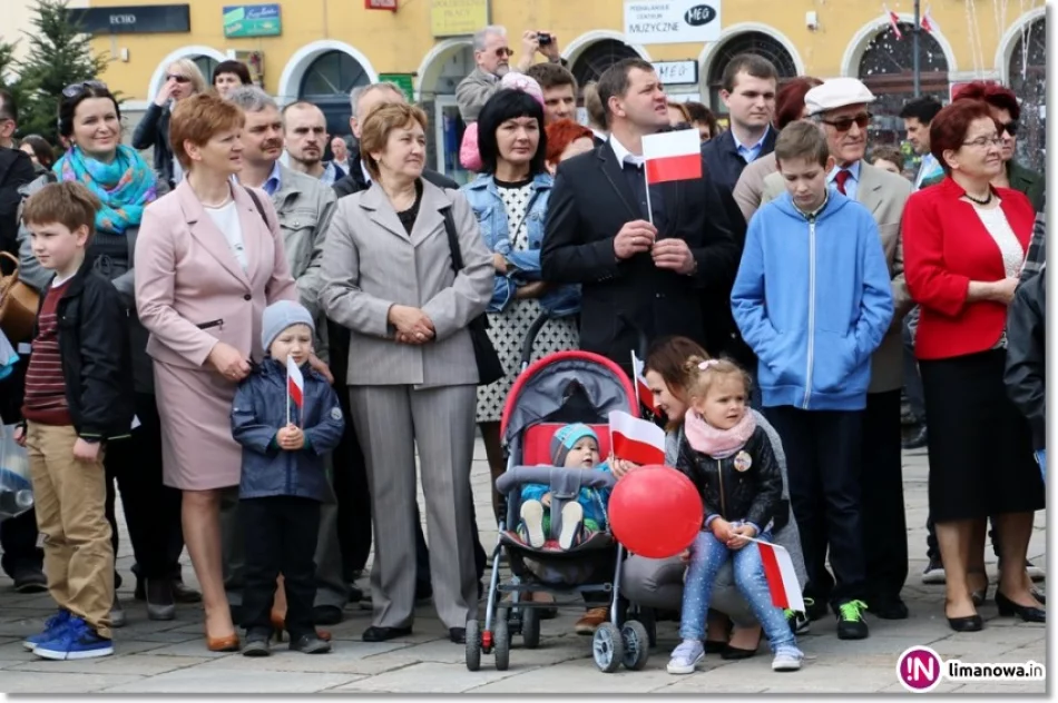Limanowianie wzięli udział w obchodach rocznicy uchwalenia Konstytucji 3 Maja - zdjęcie 4