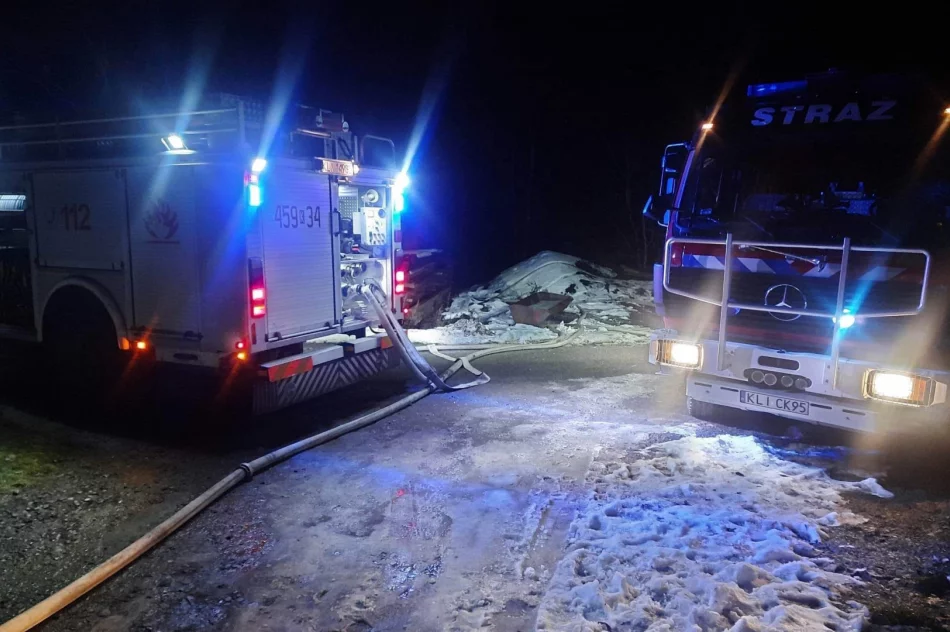 Zabudowania i sprzęt strawił ogień, 250 tys. zł strat - zdjęcie 4