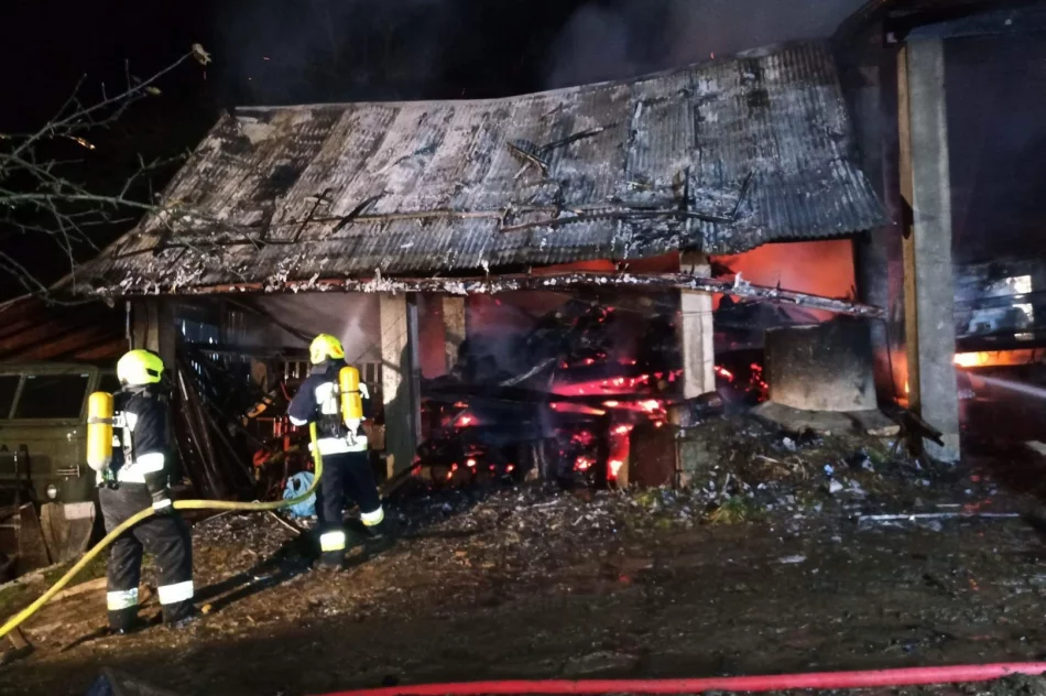 Zabudowania i sprzęt strawił ogień, 250 tys. zł strat - zdjęcie 5