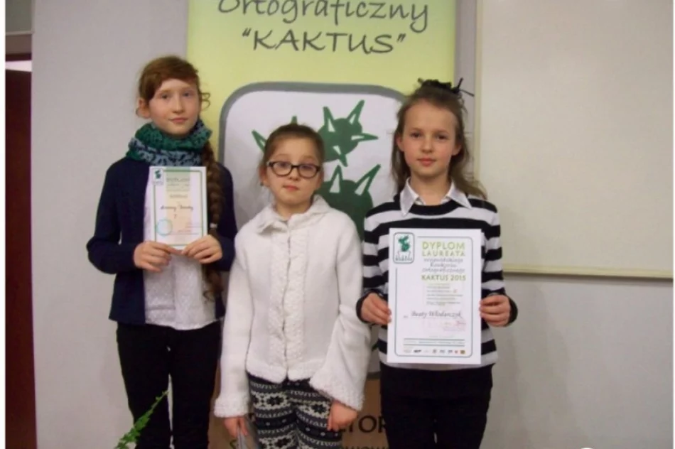 Sukces Beaty Włodarczyk uczennicy SP nr 2 w Męcinie w Wojewódzkim Konkursie Ortograficznym - zdjęcie 2