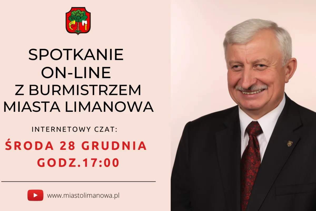 Czat z Burmistrzem – w środę 28 grudnia