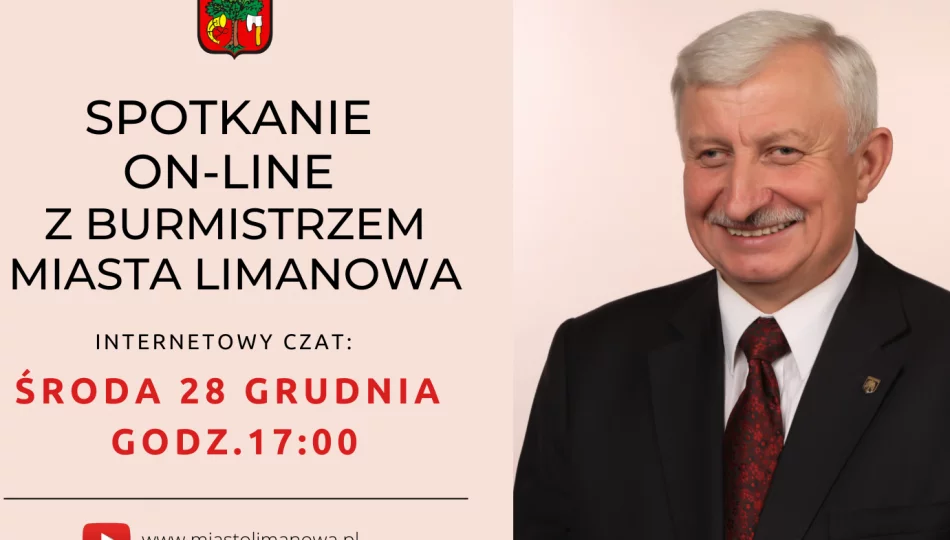 Czat z Burmistrzem – w środę 28 grudnia - zdjęcie 1