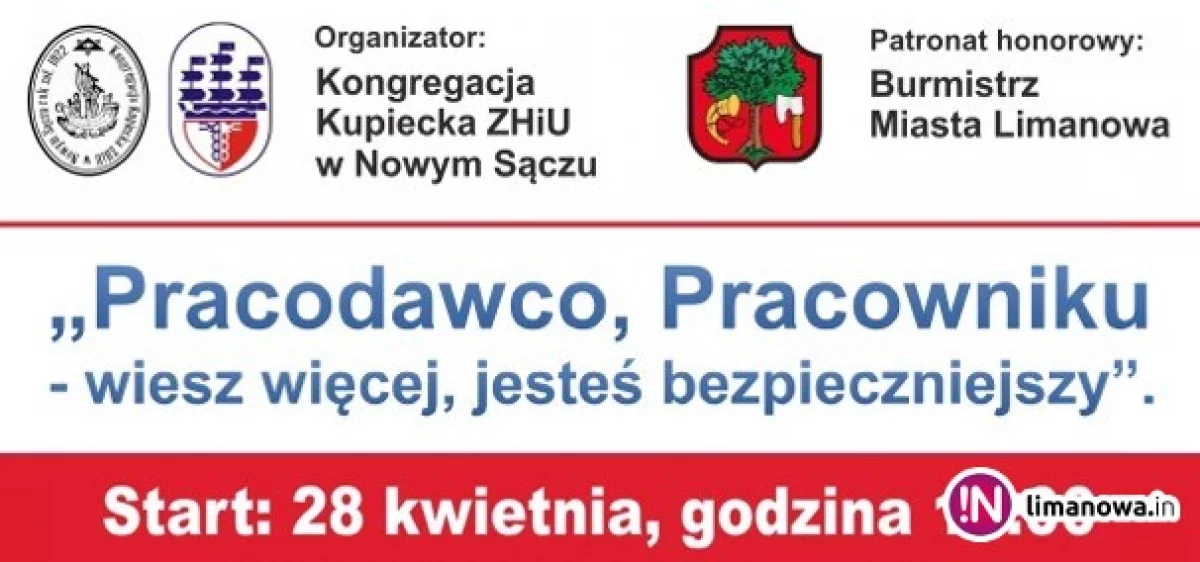 'Pracodawco, Pracowniku- wiesz więcej, jesteś bezpieczniejszy'