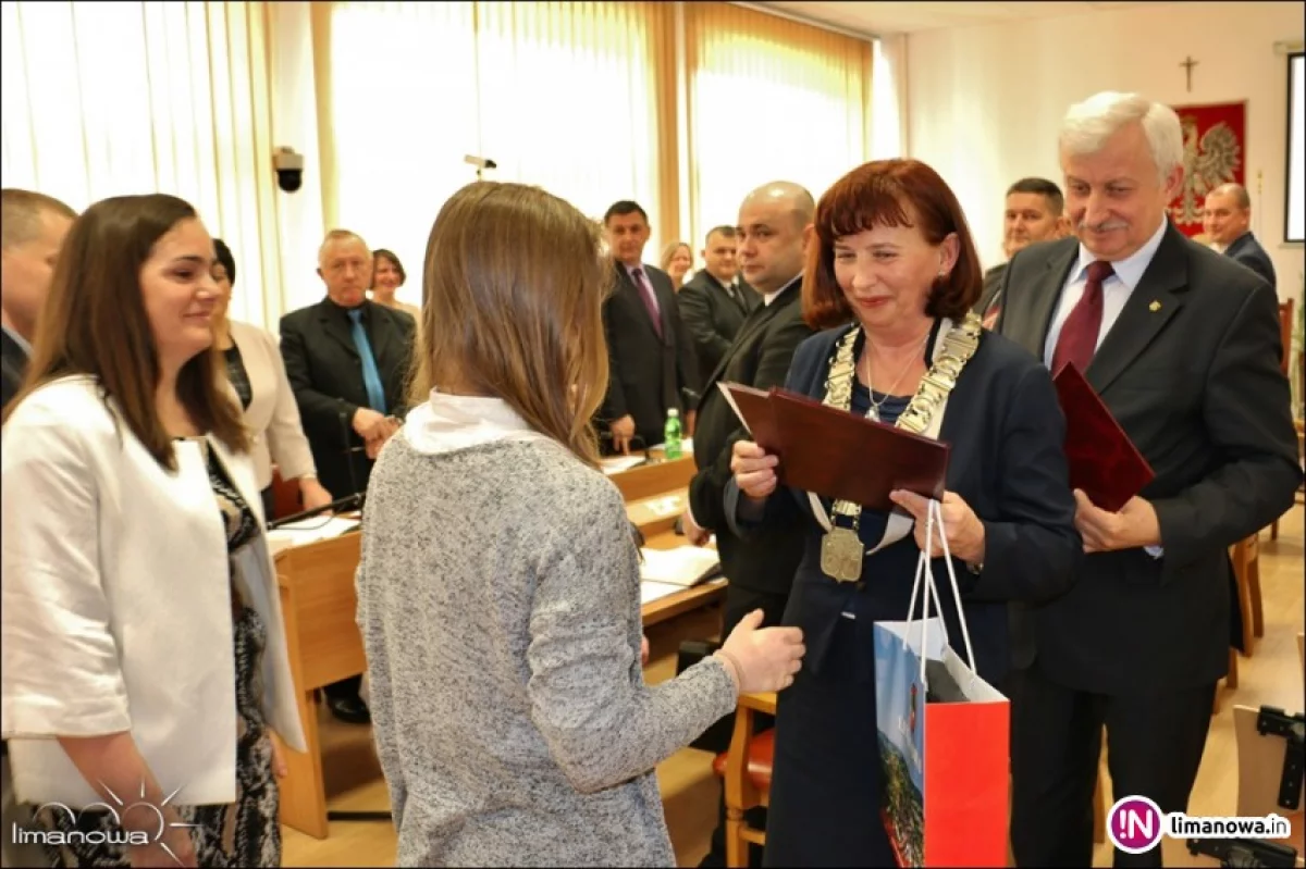 Uroczyste wręczenie Nagrody Burmistrza Miasta Limanowa za wysokie wyniki w sporcie