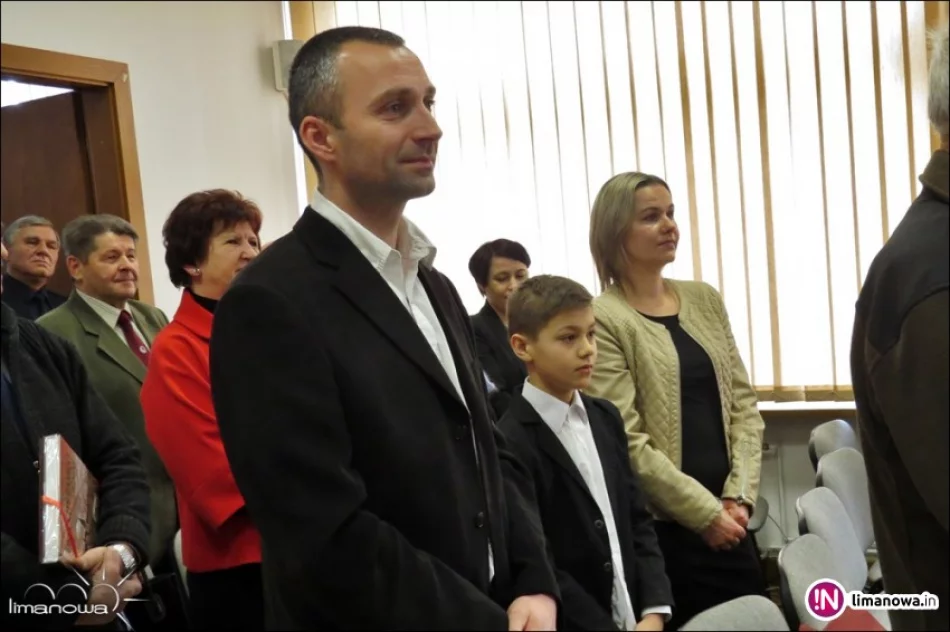 Uroczyste wręczenie Nagrody Burmistrza Miasta Limanowa za wysokie wyniki w sporcie - zdjęcie 3