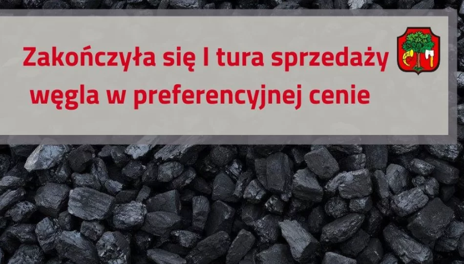 I tura sprzedaży węgla w preferencyjnej cenie zakończona - zdjęcie 1