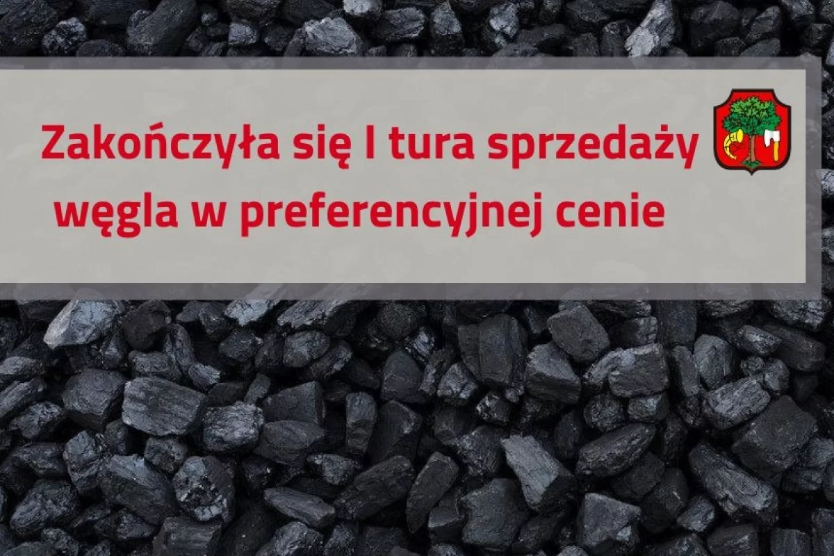 I tura sprzedaży węgla w preferencyjnej cenie zakończona