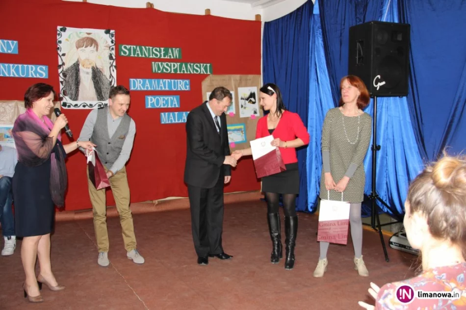 IX GMINNY KONKURS WIEDZY O ŻYCIU I TWÓRCZOŚCI STANISŁAWA WYSPIAŃSKIEGO W ZS W RUPNIOWIE - zdjęcie 2