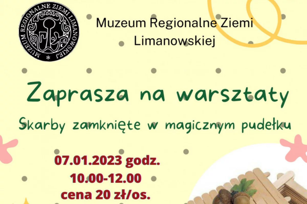 Muzeum zaprasza dzieci na warsztaty „Skarby zamknięte w magicznym pudełku”