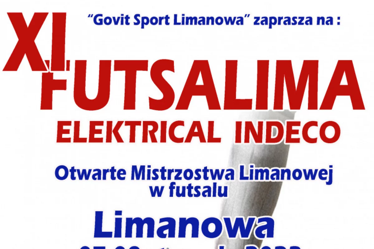 XI Futsalima Elektrical Indeco już w najbliższy weekend