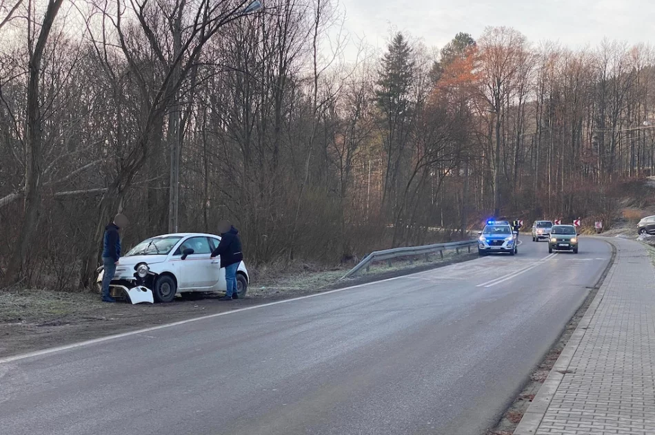 Samochód wjechał do rowu, kierująca zabrana do szpitala - zdjęcie 5