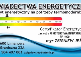 Świadectwo Charakterystyki Energetycznej budynku- obowiązkowe przy: odbiorze, wynajmie, sprzedaży i dla budynków użyteczności publicznej. - Zdjęcie główne