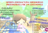 Nabór do Miejskiego Przedszkola Nr 2 w Limanowej - zdjęcie główne