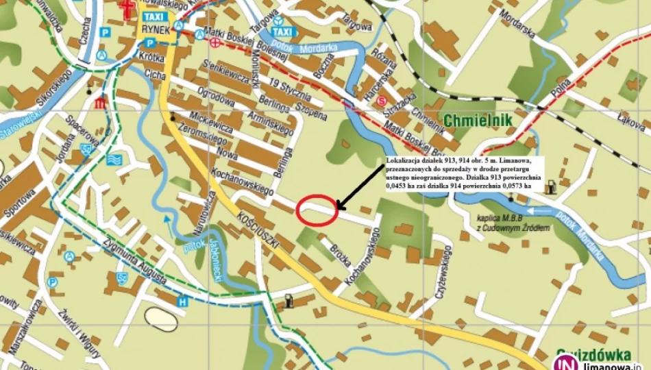 Działki 913, 914 obr. 5 m. Limanowa na Osiedlu Działy w Limanowej na sprzedaż - zdjęcie 1