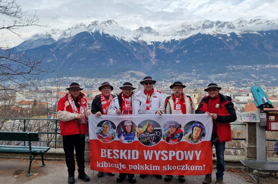 Kibicują naszym i promują Beskid Wyspowy - zdjęcie 3