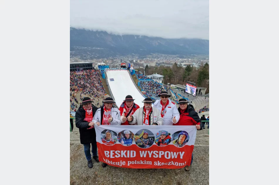 Kibicują naszym i promują Beskid Wyspowy - zdjęcie 4