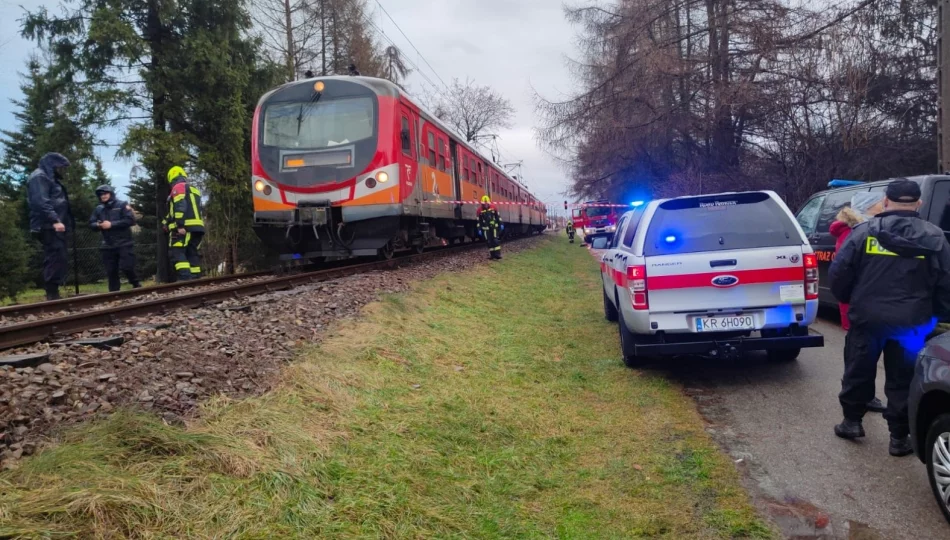 Małopolskie: Młoda kobieta zginęła w Kętach pod kołami pociągu - zdjęcie 1