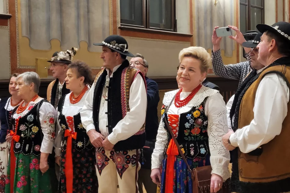 Mieszkańcy Limanowszczyzny na opłatku PiS - zdjęcie 4