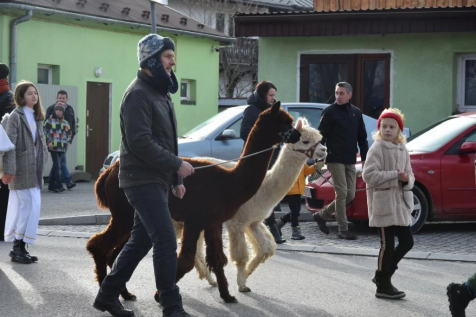 Barwny orszak na ulicach miejscowości - zdjęcie 13