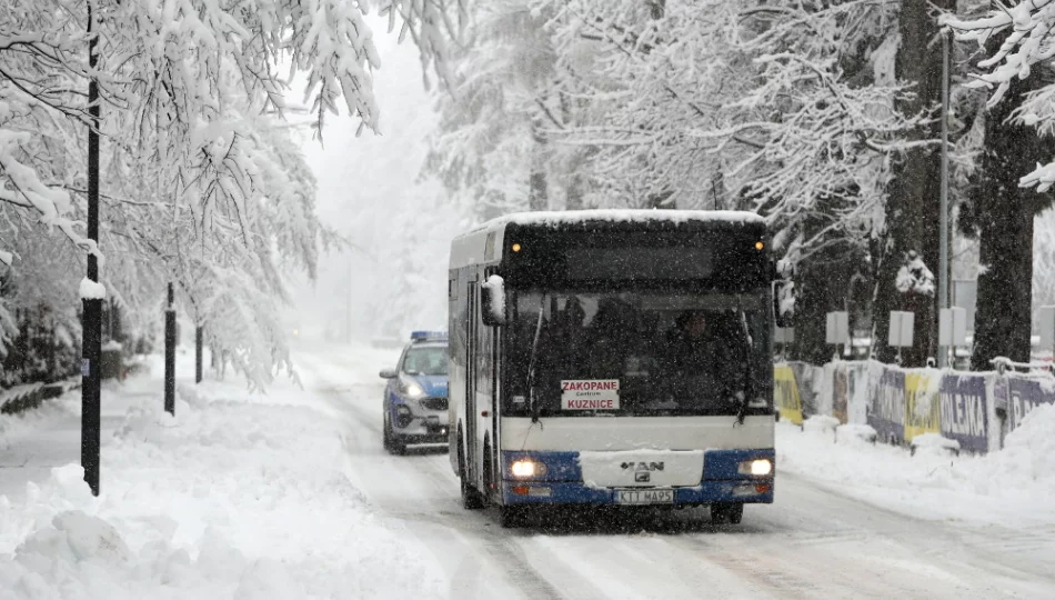 W Tatrach powrót zimy; w Zakopanem 10 cm śniegu - zdjęcie 1